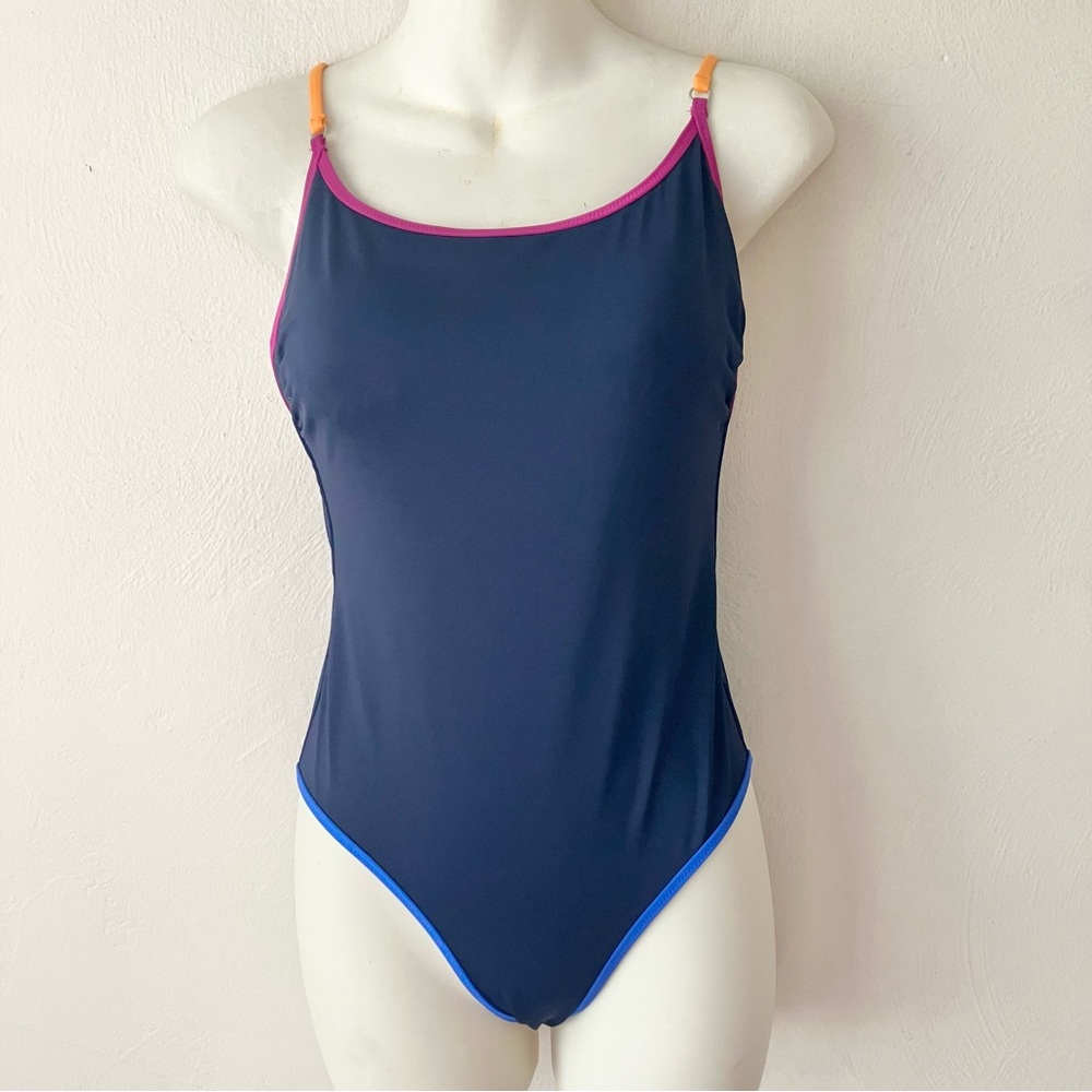 Athleta Navy Blue Kapalua One Piece Swimsuit‎